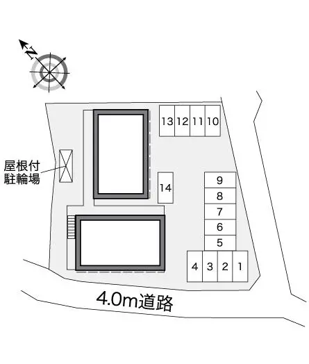 ★手数料０円★富士宮市宮北町　月極駐車場（LP）